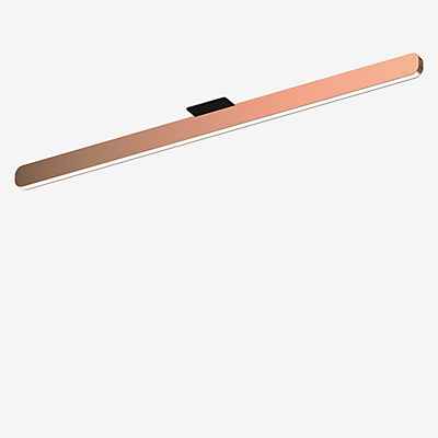 Occhio Mito Alto 100 Up Narrow Deckenleuchte LED, Kopf roségold/Abdeckung schwarz matt - DALI