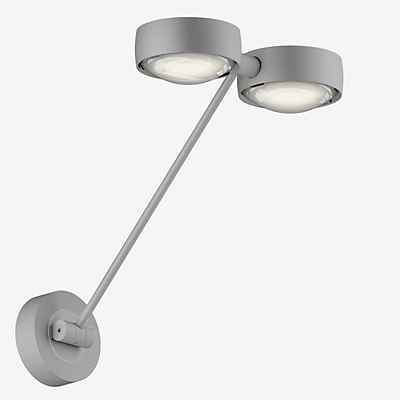 Occhio Sento Parete Doppio 40 Up E Wandleuchte LED, Kopf chrom matt/Body chrom matt/Halterung chrom matt - 3.000 K