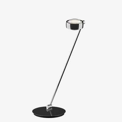 Occhio Sento Tavolo 80 D Tischleuchte LED links, Kopf chrom glänzend/Body chrom glänzend - 3.000 K - Occhio Air