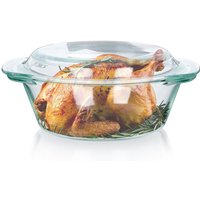 Ofenfeste Auflaufform aus Glas zum Backen, Bräter, 1,83 l Ofenfeste Auflaufform aus Glas zum Backen, Bräter, 1,83 l