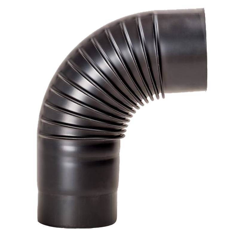 Ofenrohr Bogen 90°o.T.verlängert gebläut 110 ø Ofenrohr Bogen 90°o.T.verlängert gebläut 110 ø von KaminStore24