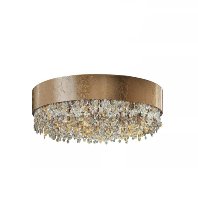 Olà PL12 120 Deckenleuchte, Blattgold, Ø: 120 cm, LED-Modul