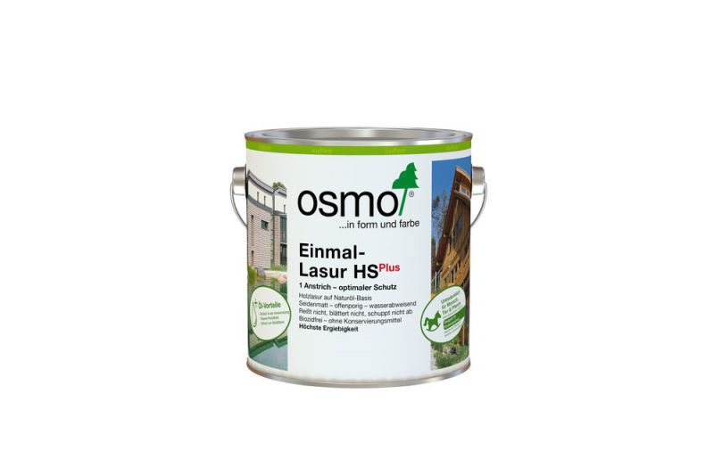 Osmo Einmal-Lasur HS Plus Silberpappel 2,50 l - 11101455 von Osmo