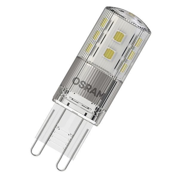 Osram® G9 / GU9 LED Leuchtmittel dimmbar 3W = 30 Watt 320 Lumen 2700K warmweiß Winkel 300º Länge 49 mm