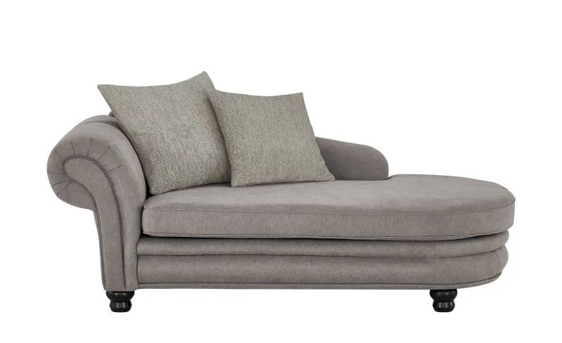 Ottomane  Charlene ¦ grau ¦ Maße (cm): B: 190 H: 81 T: 95.0 Polstermöbel > Ottomanen & Recamiere - Höffner