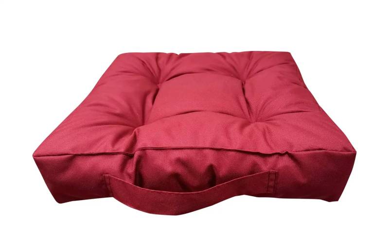 Outdoor Stuhlkissen mit Tragegriff  Lamia ¦ rot ¦ Maße (cm): B: 40 H: 40 T: 6.0