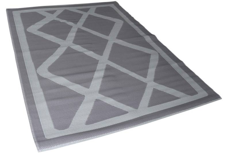 Outdoor Teppich 120 x 180 cm lila mit Muster Wetterfest- & schmutzabweisend