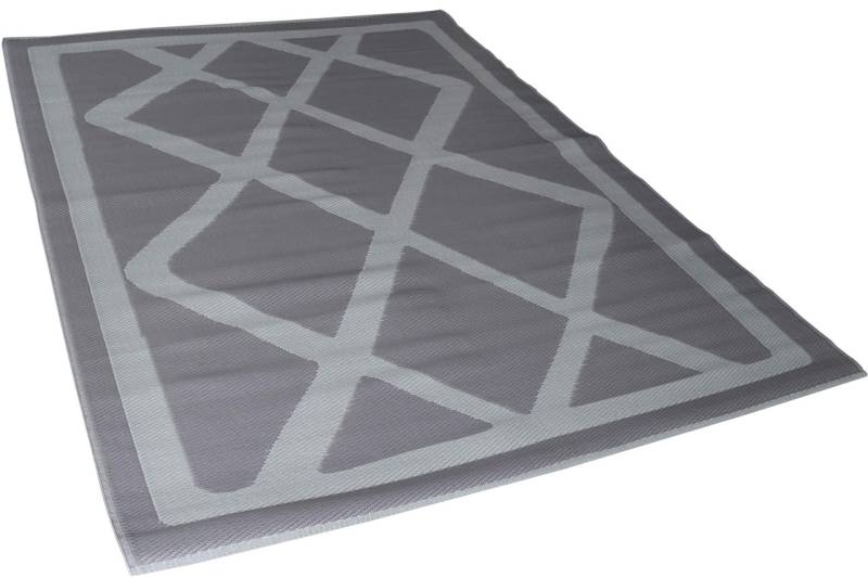 Outdoor Teppich 160 x 230 cm lila mit Muster Wetterfest- & schmutzabweisend