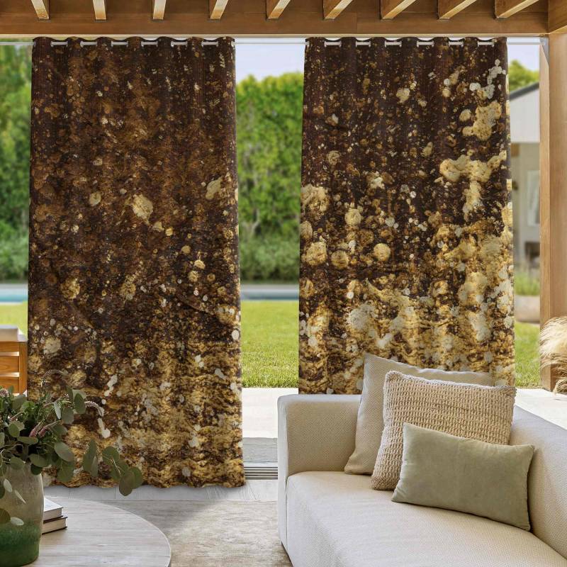 Outdoorvorhang Goldene Unruhe