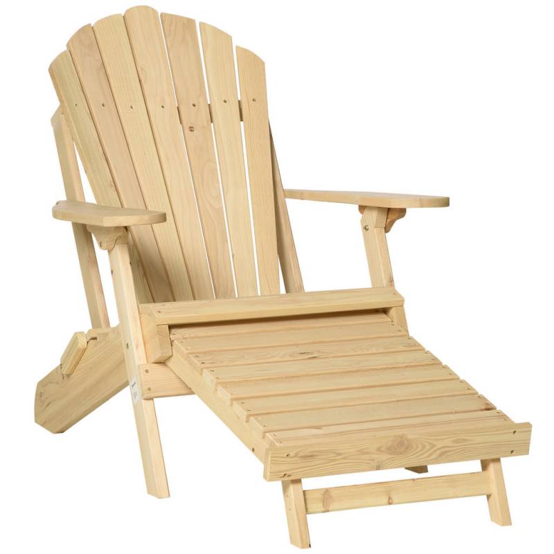 Outsunny ADIRONDACK-GARTENSTUHL Natur