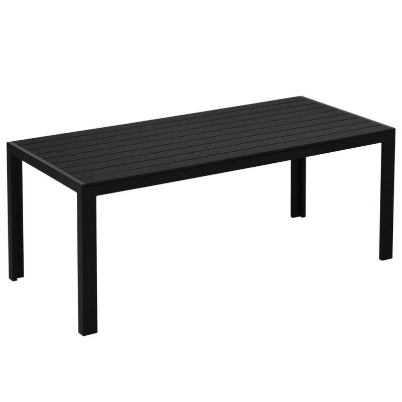 Outsunny GARTENTISCH, Schwarz