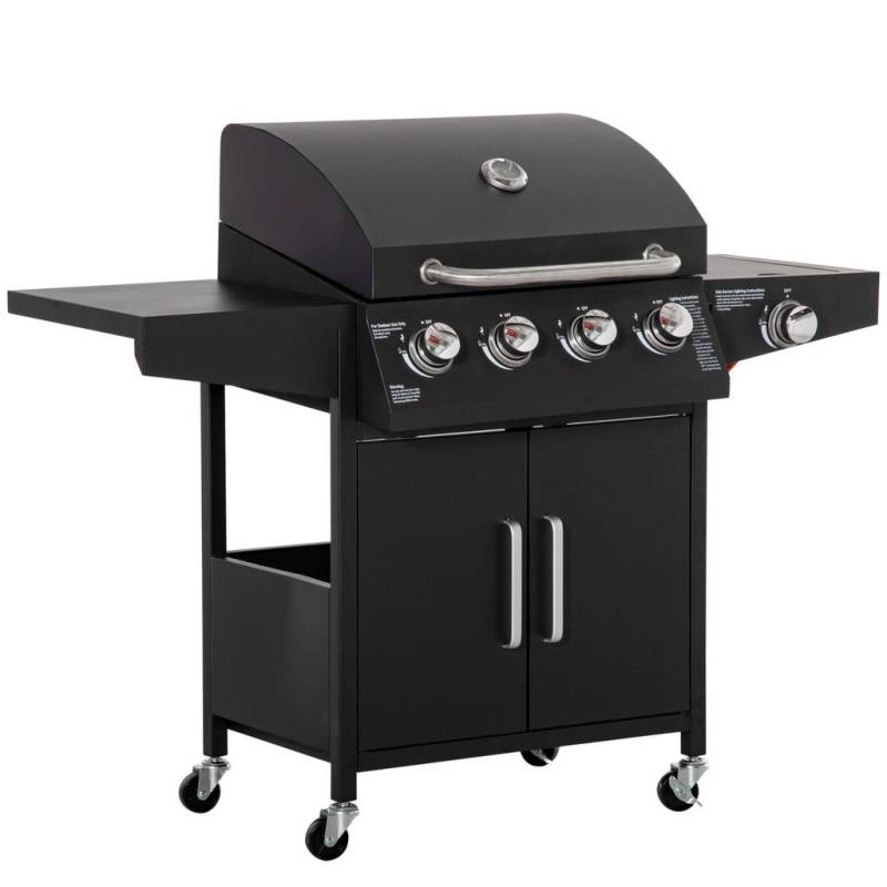 Outsunny GASGRILL Schwarz