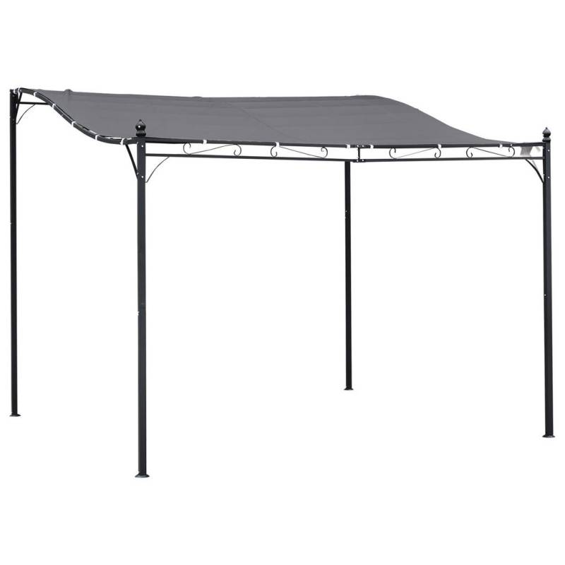 Outsunny PERGOLA Grau
