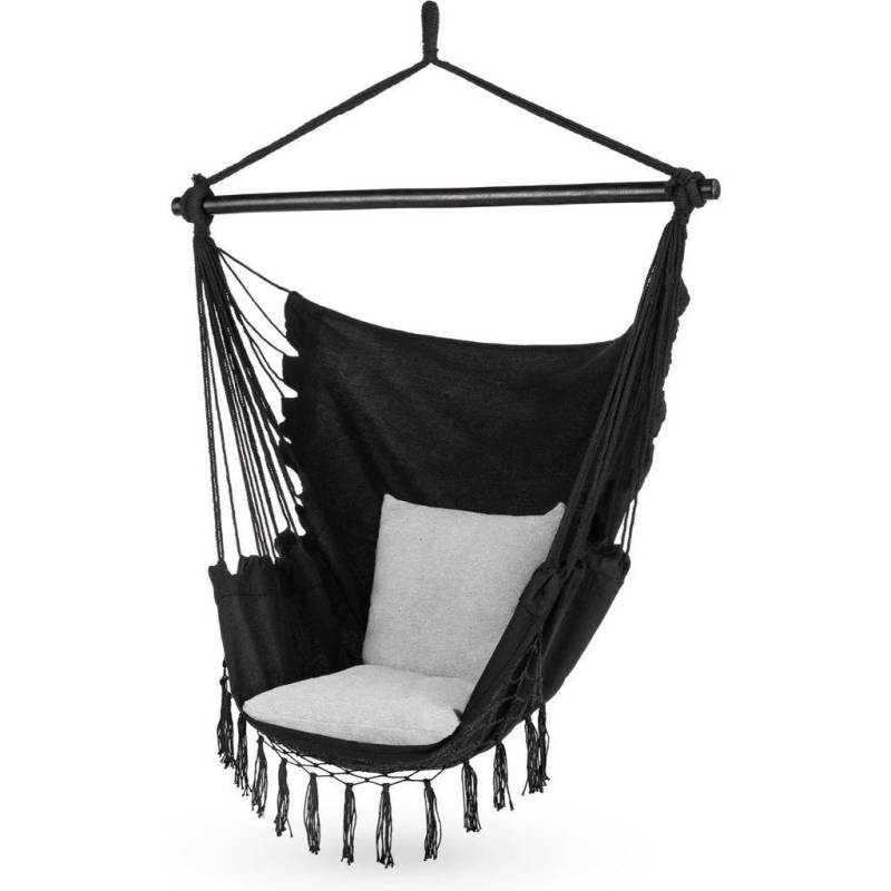 Outtec HÄNGESESSEL Schwarz, Weiß