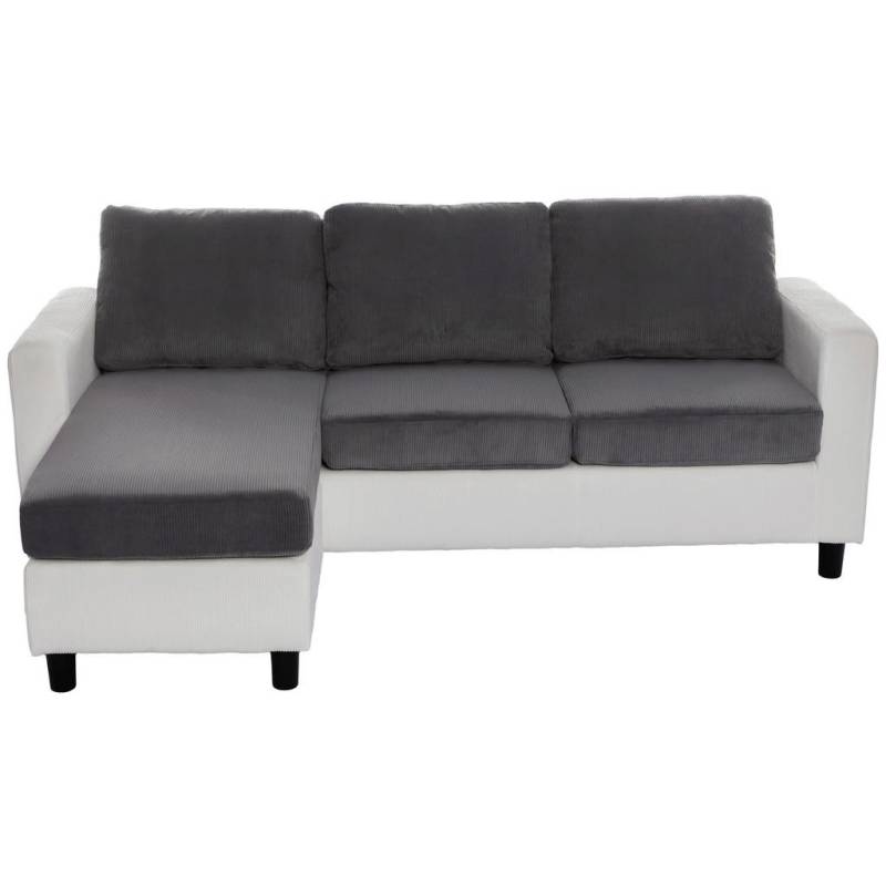 P & B ECKSOFA Dunkelgrau