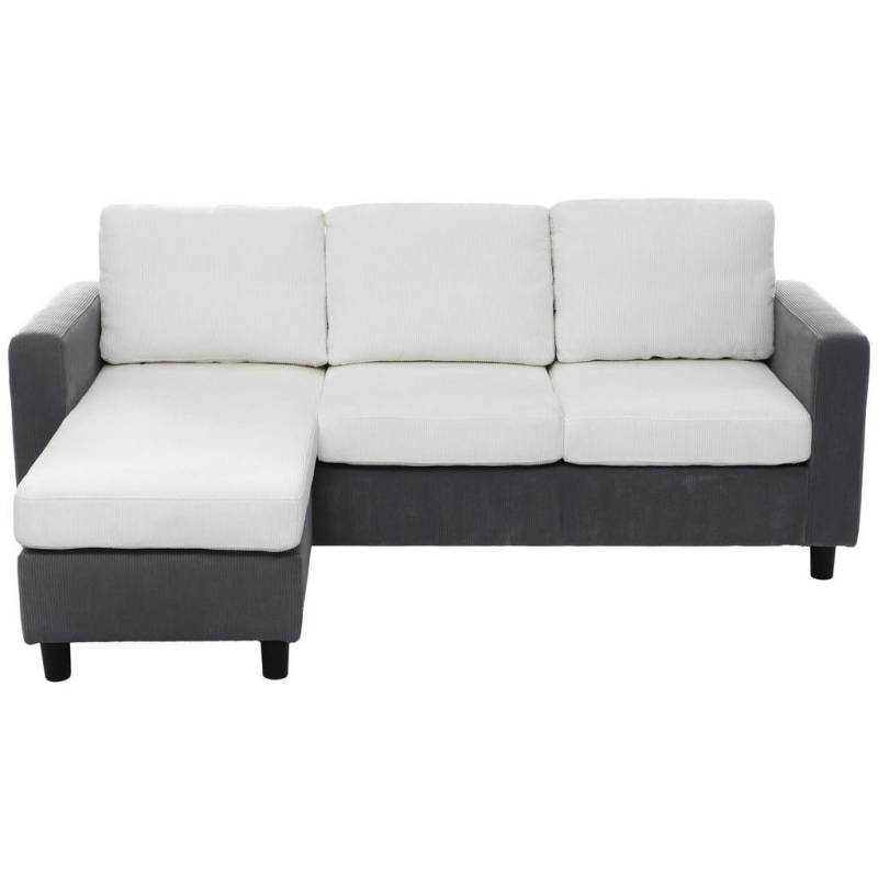 P & B ECKSOFA Weiß
