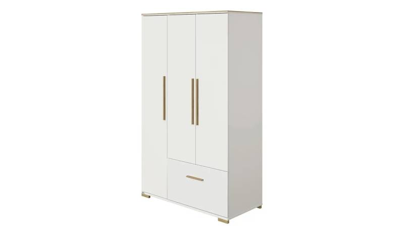 PAIDI Kleiderschrank   ¦ weiß ¦ Maße (cm): B: 123,5 H: 200,4 T: 55.6 Baby > Babymöbel > Babykleiderschränke - Möbel Kraft