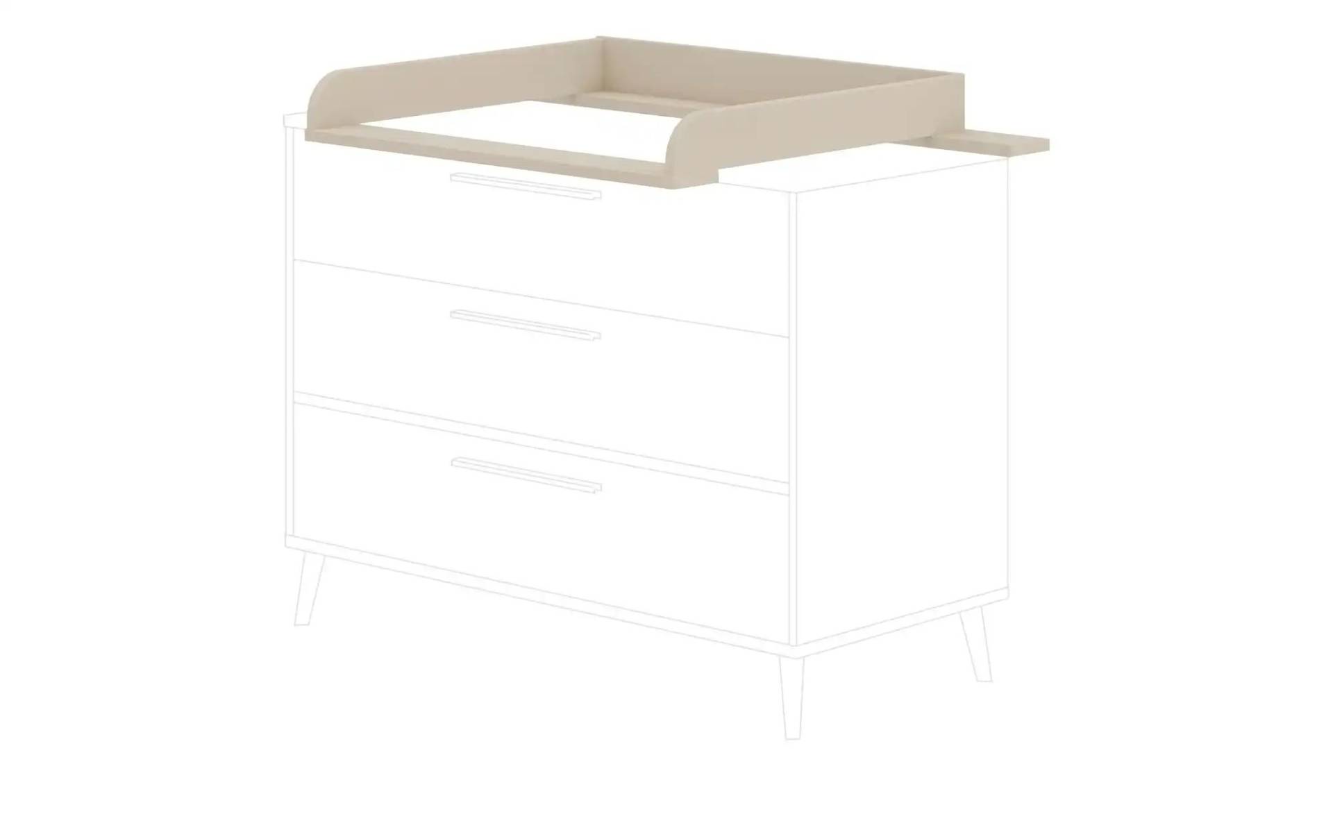 PAIDI Wickelaufsatz  Eefje ¦ beige ¦ Maße (cm): B: 123,5 H: 12,5 T: 79.9 Baby > Babymöbel > Wickelkommoden - Möbel Kraft