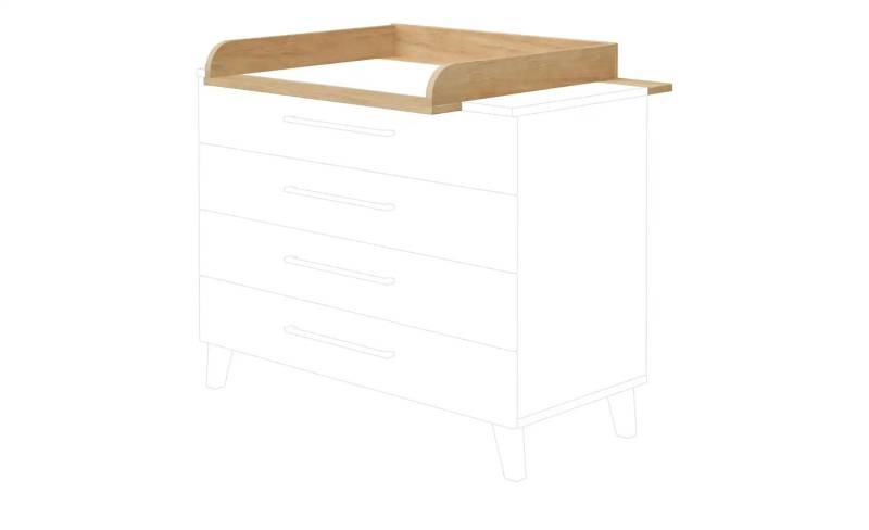 PAIDI Wickelaufsatz  Oscar ¦ holzfarben ¦ Maße (cm): B: 123,5 H: 12,5 T: 78.7 Baby > Babymöbel > Wickelkommoden - Möbel Kraft