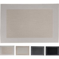 PLATZSET 1 Stück ca. 45 x 30 cm von 4 Sorten unsortiert Polyester