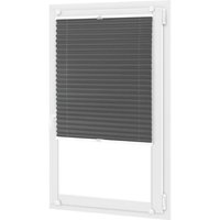 PLISSEE-ROLLO 30x100 cm - PLISSEE-ROLLO, dunkelgrau, nicht-invasive Montage, Aluminiumprofile, hohe Qualität PLISSEE-ROLLO 60x100 cm - PLISSEE-ROLLO,