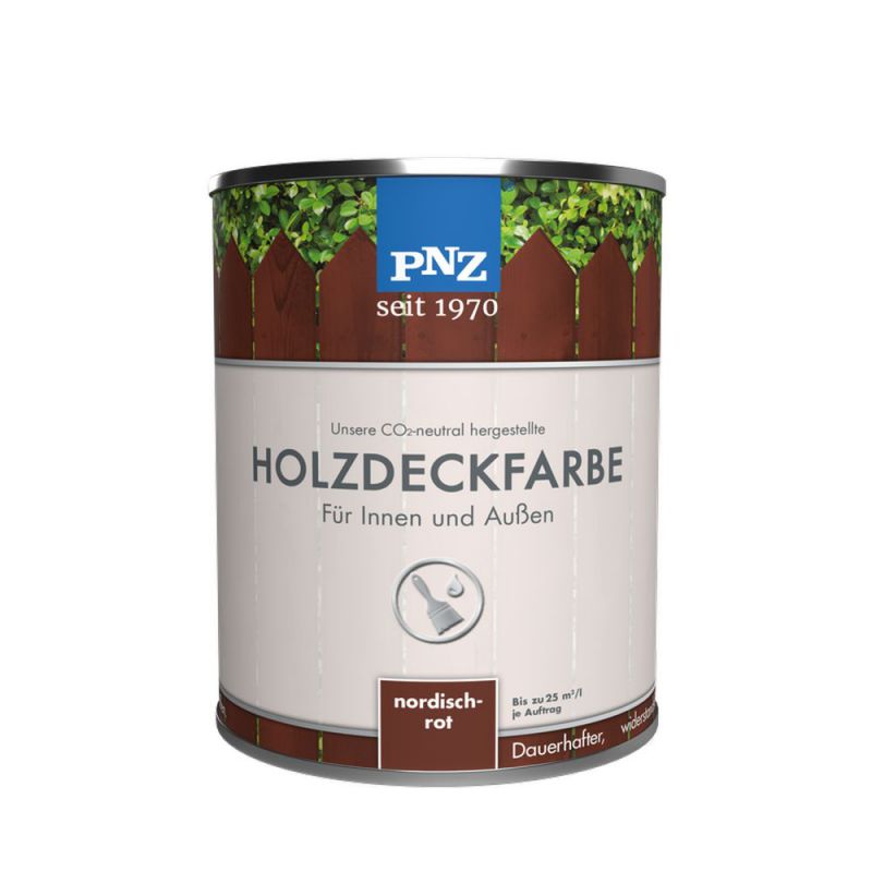 PNZ Holzdeckfarbe (schwarzgrau) 2,50 l - 75020 von PNZ