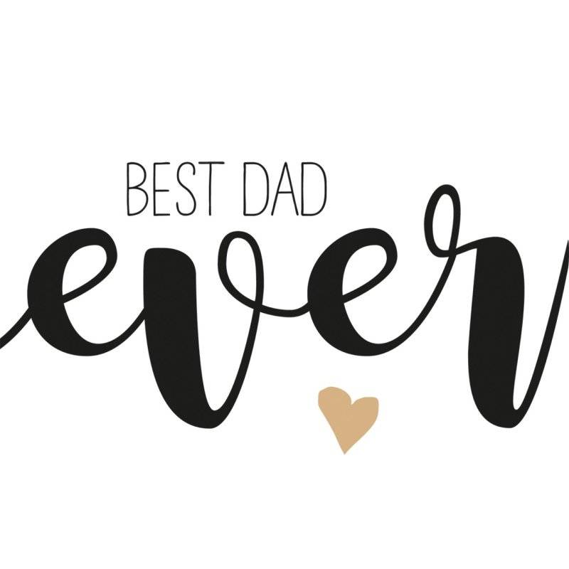 PPD - Servietten - Best Dad Ever - 33 x 33 cm - 20 Stk