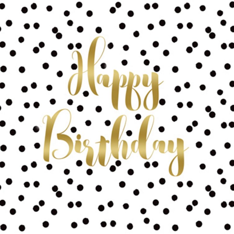 PPD - Servietten - Birthday Confetti - 33 x 33 cm - 20 Stk