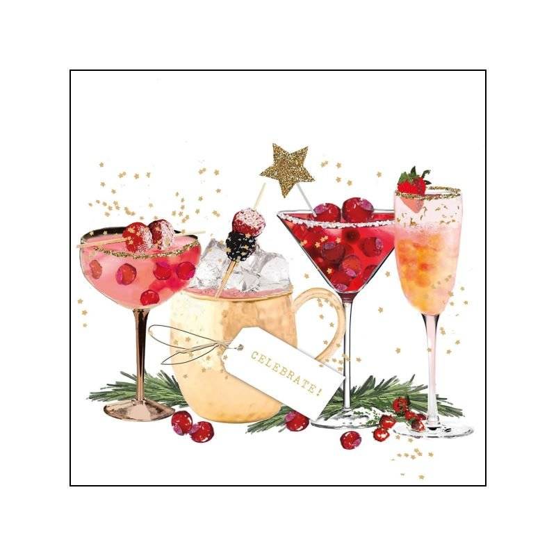 PPD - Servietten - Celebrate! - 25 x 25 cm - 15 Stk