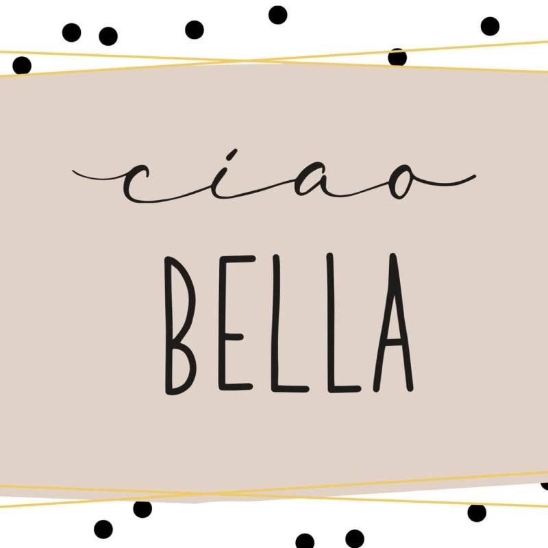 PPD - Servietten - Ciao Bella - 33 x 33 cm - 20 Stk