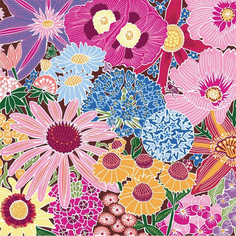 PPD - Servietten - Flower Burst - 33 x 33 cm - 20 Stk