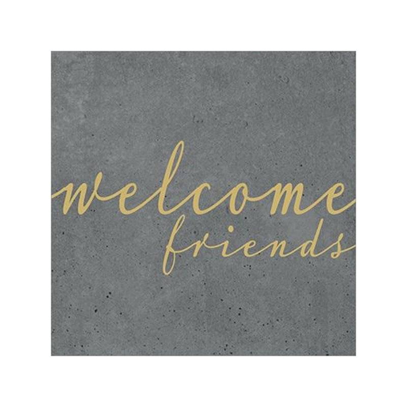 PPD - Servietten - Friends cement - 33 x 33 cm - 20 Stk