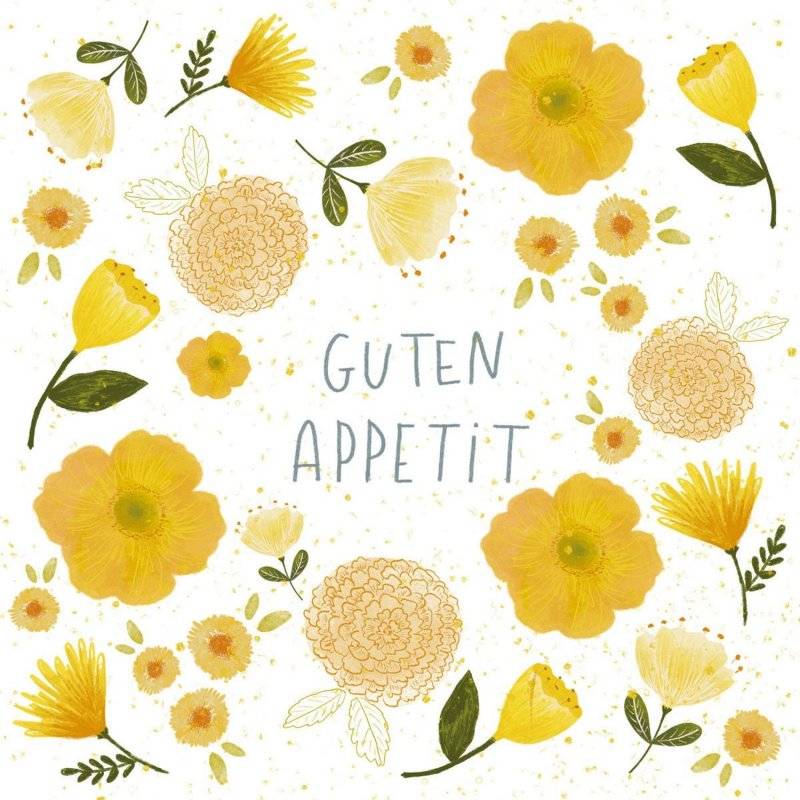 PPD - Servietten - Guten Appetit - 33 x 33 cm - 20 Stk