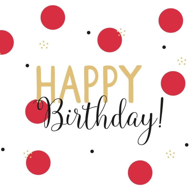 PPD - Servietten - Happy Birthday! - 33 x 33 cm - 20 Stk
