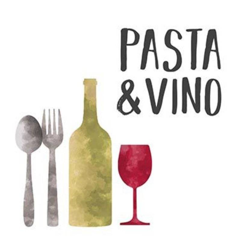 PPD - Servietten - Pasta & Vino - 33 x 33 cm - 20 Stk