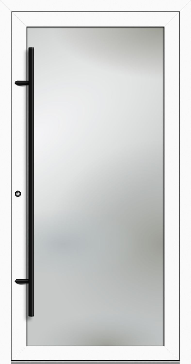 'PREMIUM ALU-Glas Haustür "AMY" 90 mm BLACKLINE flächenbündig'