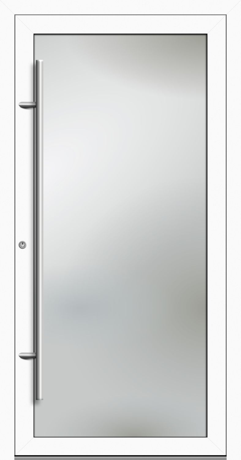 'PREMIUM ALU-Glas Haustür "AMY" 90 mm Vollglas'
