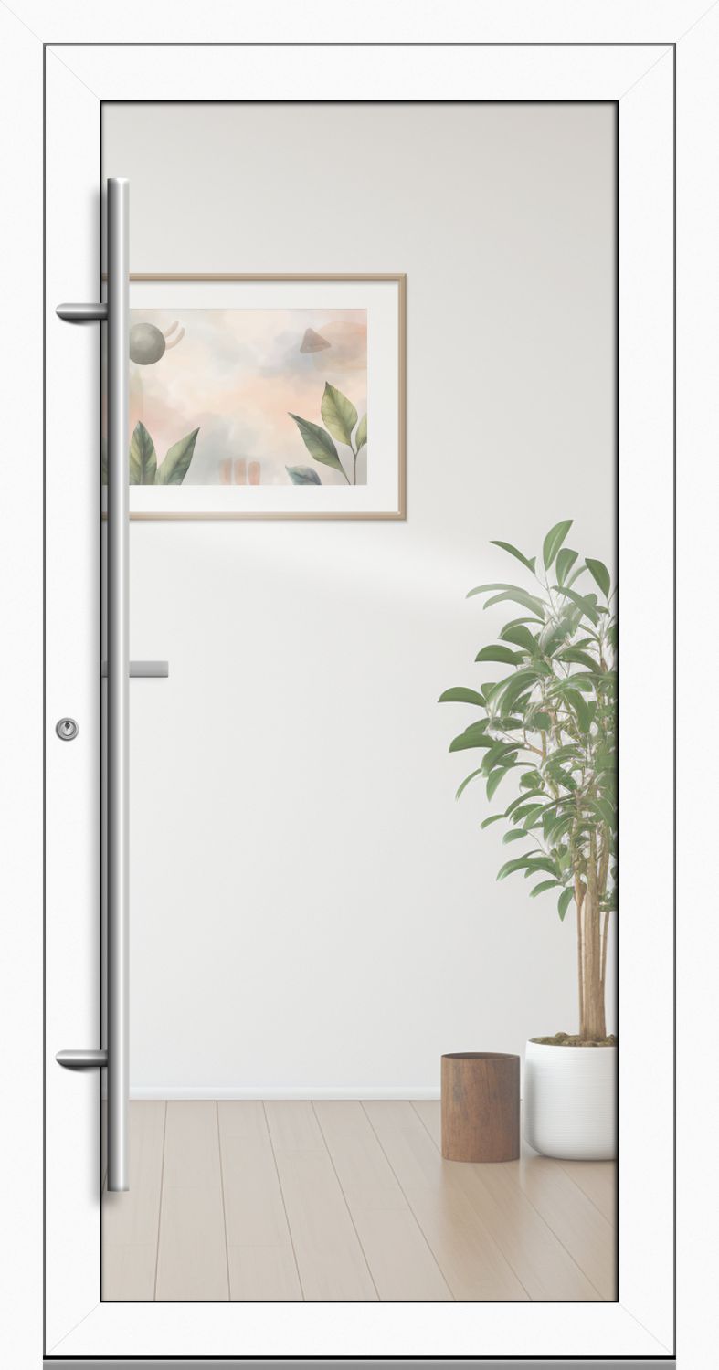 'PREMIUM ALU-Glas Haustür "HELENA" 90 mm Vollverglasung flächenbündig'