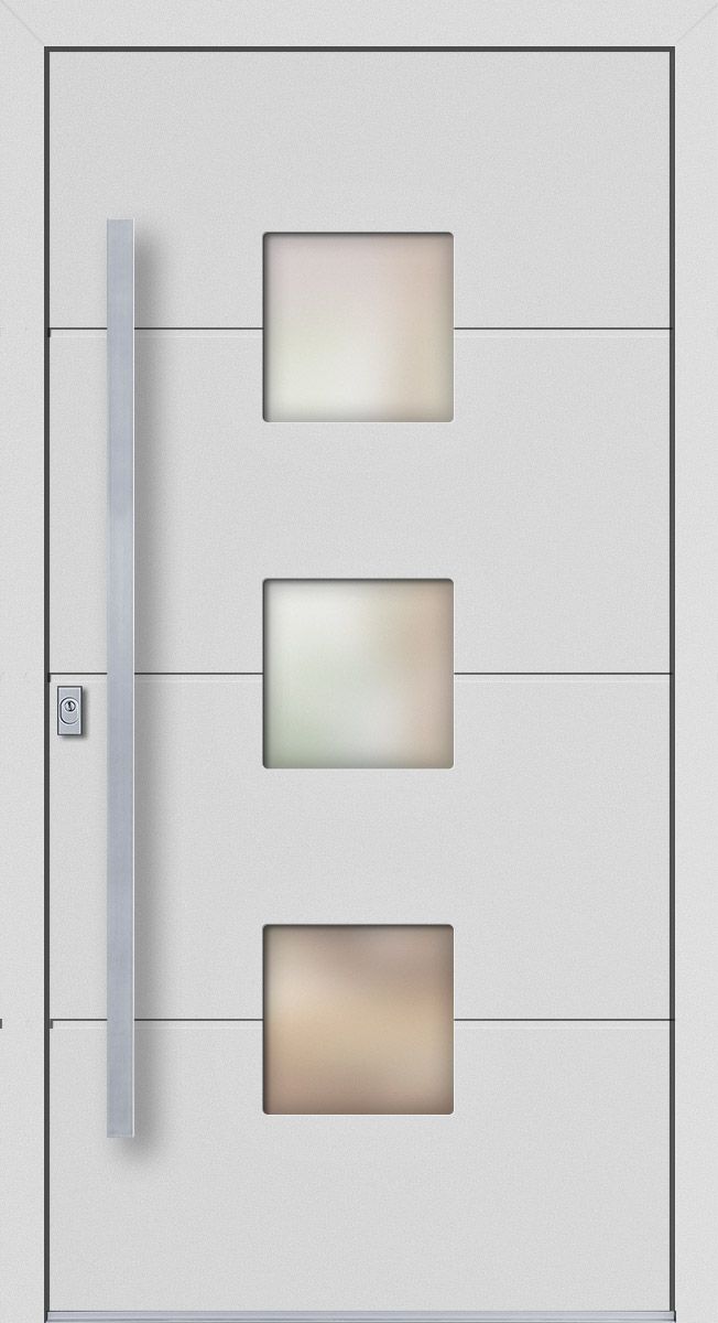 'PREMIUM Sichere ALU Haustür "MILA" flügelüberdeckend RC2'