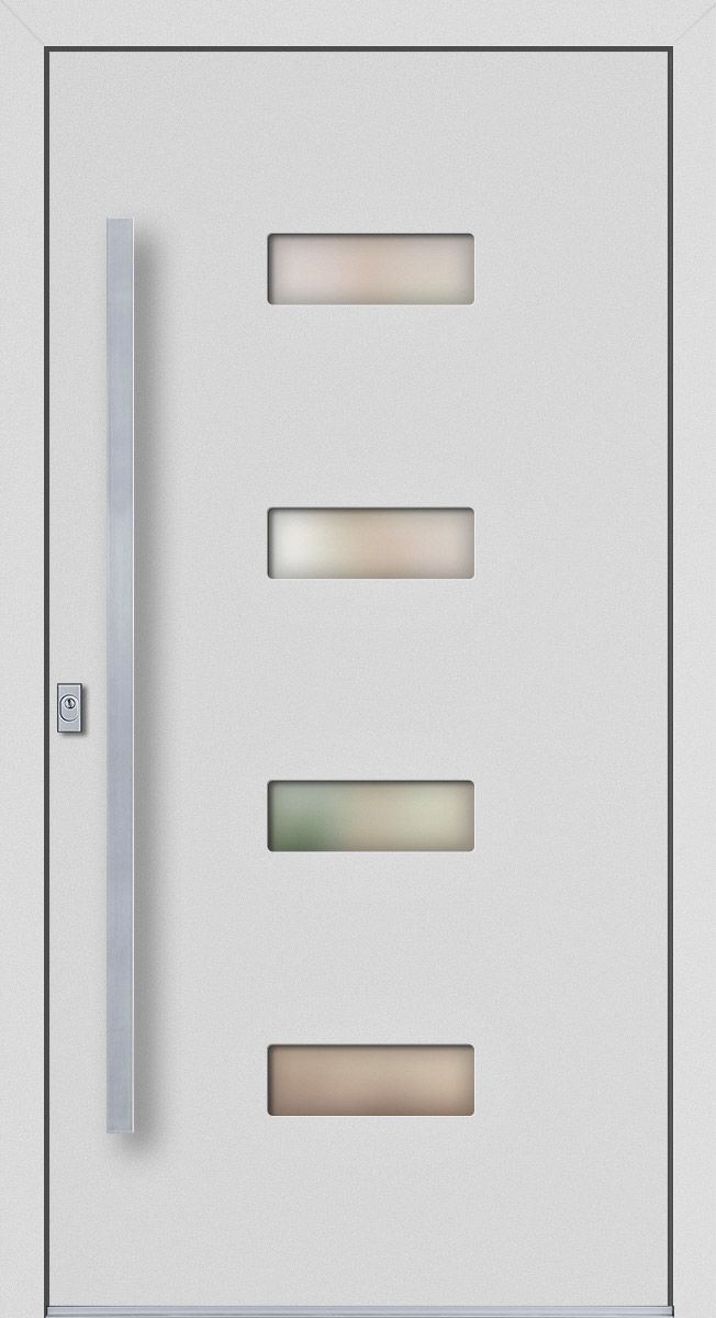 'PREMIUM Sichere ALU Haustür "ROSA" flügelüberdeckend RC2'