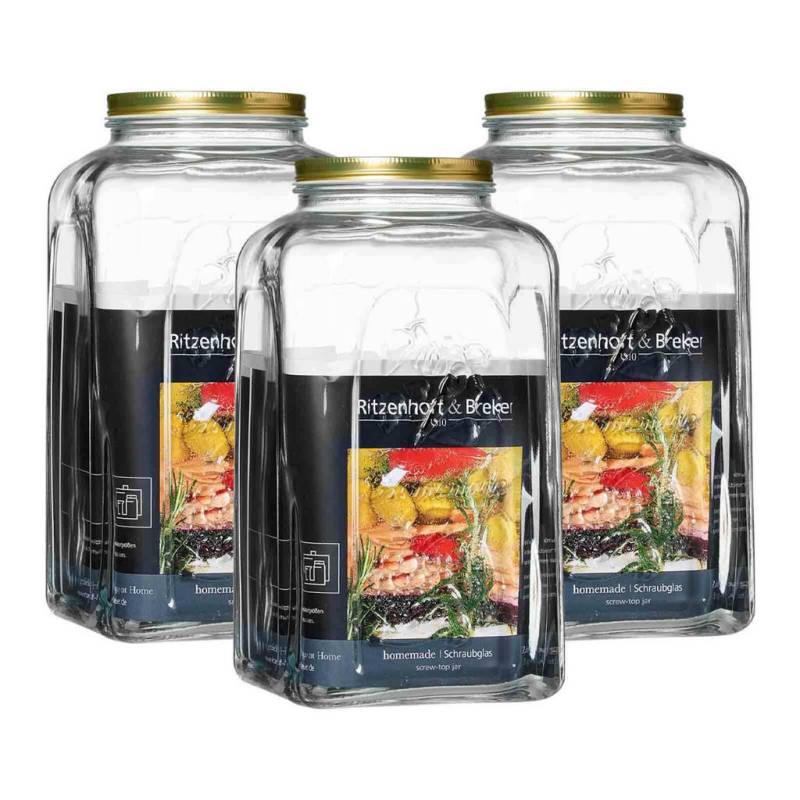Ritzenhoff Breker EINMACHGLÄSER Transparent