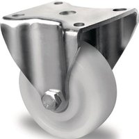 Schwerlast-Bockrolle Rad-Ø 80 mm Tragfähigkeit 300 kg Kunststoff Platte L100xB88 mm Farbe Rolle weiß Schwerlast-Bockrolle Rad-Ø 80 mm Tragfähigkeit 300 kg Kunststoff Platte L100xB88 mm Farbe Rolle weiß von PROMAT