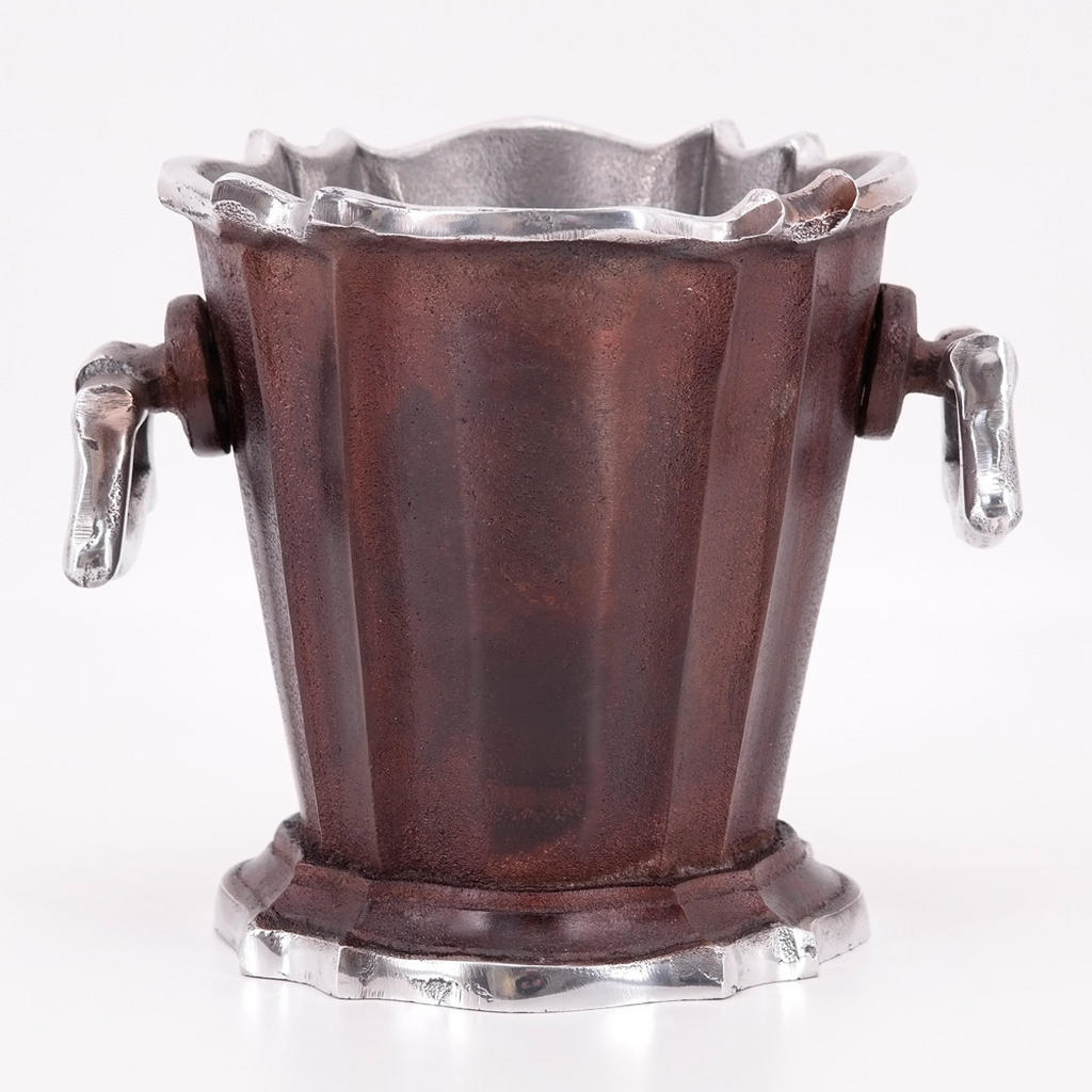 Ptmd Collection Flaschenkühler, Rost, Metall, 18 cm, Essen & Trinken, Barausstattung von PTMD Collection