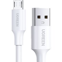 PVC-Kabel USB0-A - microUSB 480 Mbit/s 1,5 m weiß von UGREEN