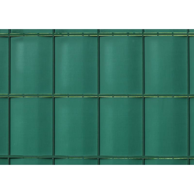 PVC-Sichtschutzstreifen auf Rolle Grün 19 cm x 20,5 m