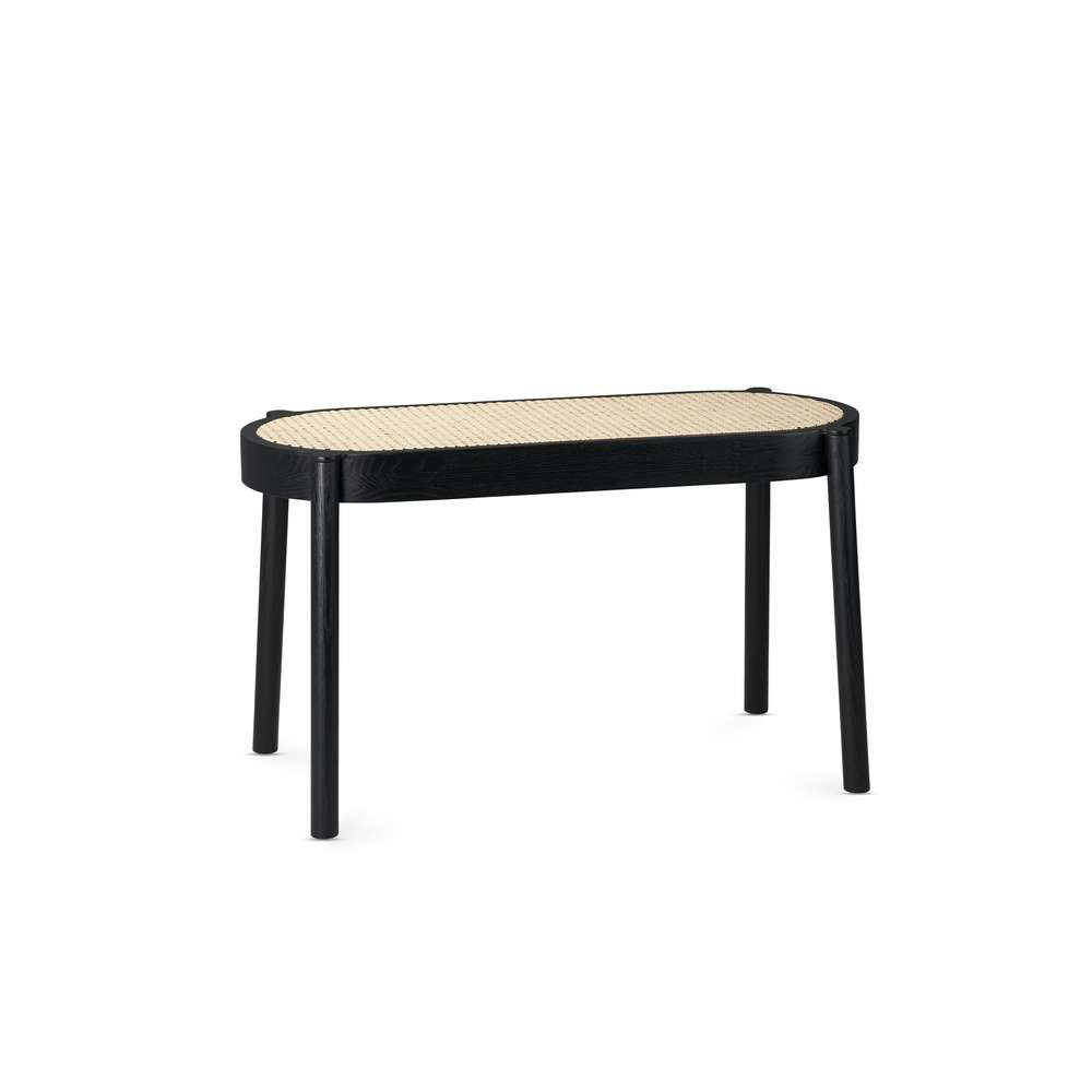 Northern - Pal Bench 80 Black Painted Oak/Light Mesh von Northern