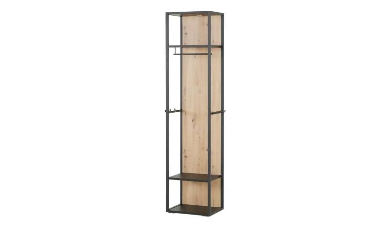 Paneel  Molino ¦ holzfarben ¦ Metall,Holzwerkstoff ¦ Maße (cm): B: 49 H: 205 T: 37.4 Garderoben & Kleiderstangen > Wandgarderoben - Höffner