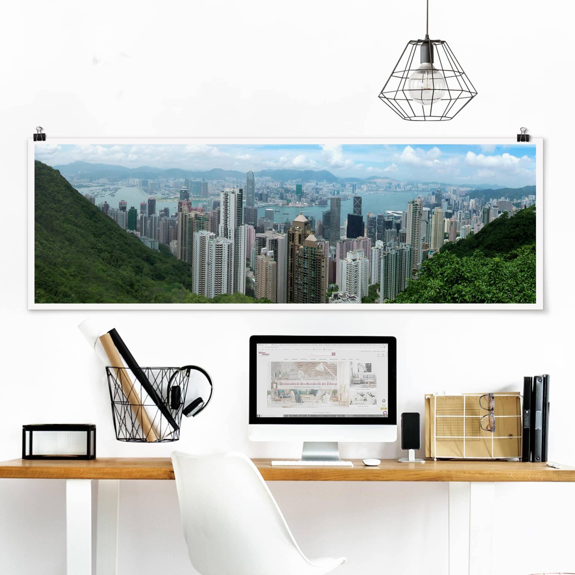 Panorama Poster Watching HongKong Panorama Poster Watching HongKong