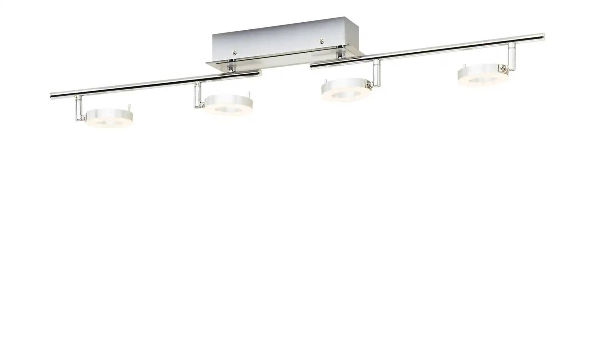 Paul Neuhaus LED-Deckenstrahler mit 4 ringförmigen Spots   ¦ silber ¦ Maße (cm): B: 94 H: 21 T: 74.0 Lampen & Leuchten > Innenleuchten > Deckenlampen - Möbel Kraft