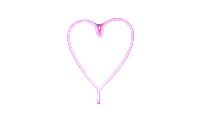 Paul Neuhaus Neonleuchte   ¦ rosa/pink ¦ Maße (cm): B: 2 H: 3,8 T: 3.8 Lampen & Leuchten > LED-Leuchten > LED-Wandleuchten - Möbel Kraft
